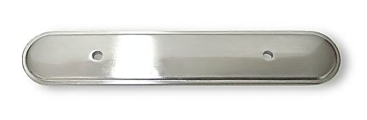 Pull Backplate 3", Satin Nickel