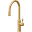 Davoli Pull-Down Kitchen Faucet with Button Sprayer - High Arc Spout-1530590931