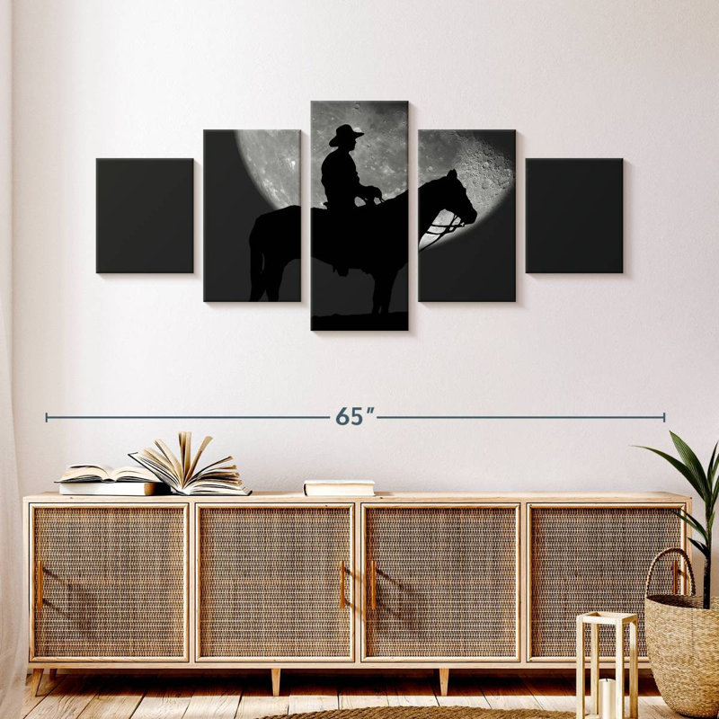 Midnight Cowboy, 24" H x 55" W