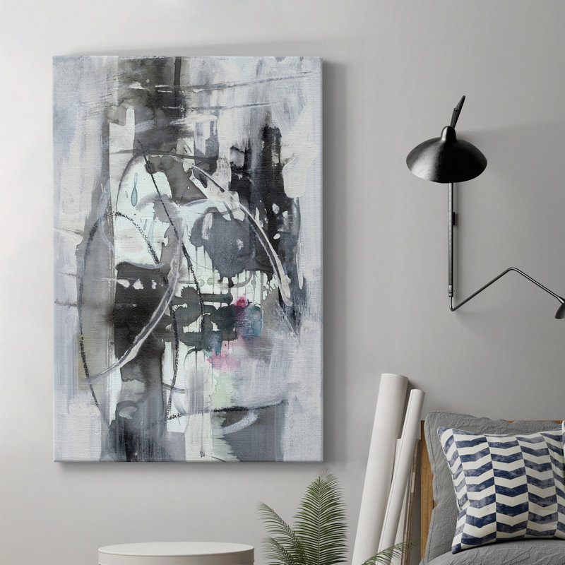 Indian Lore I - peinture sur toile tendue, H 36 po x l 24 po x P 1 po