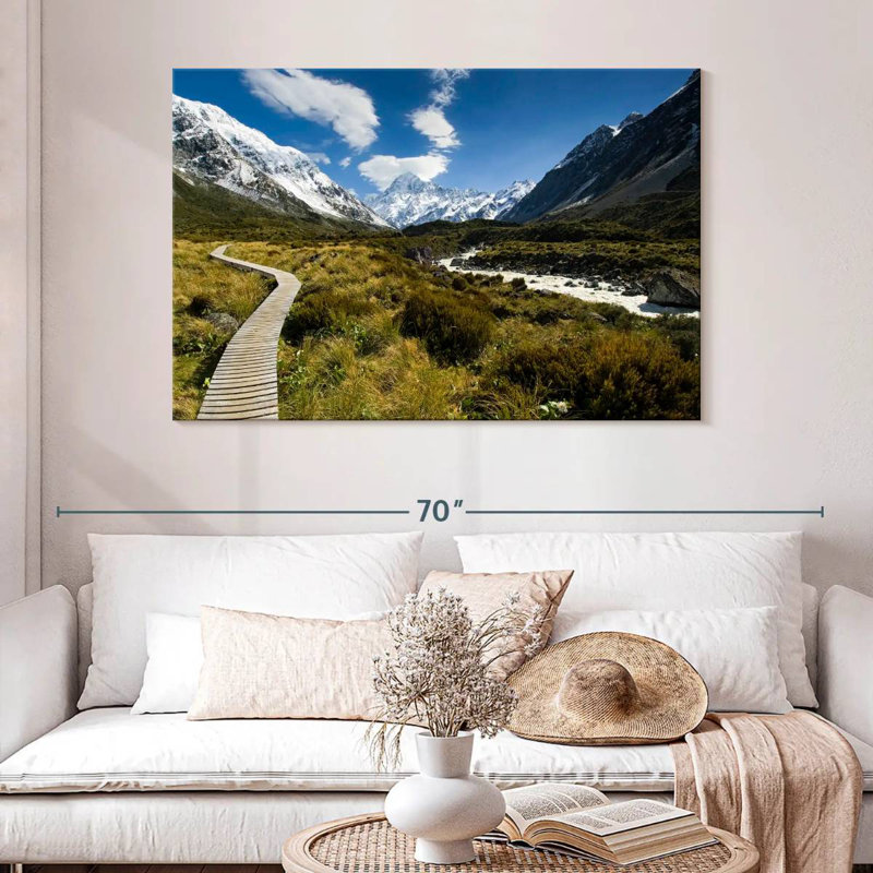 Hooker Valley Trail, 32" H x 48" W
