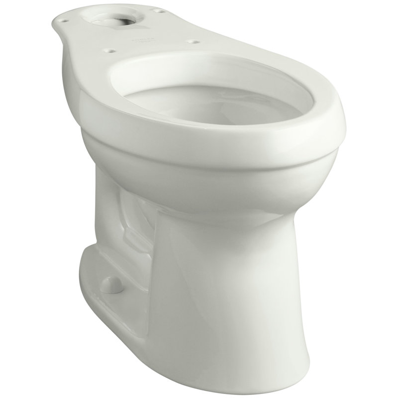 Toilet Bowl, Honed White