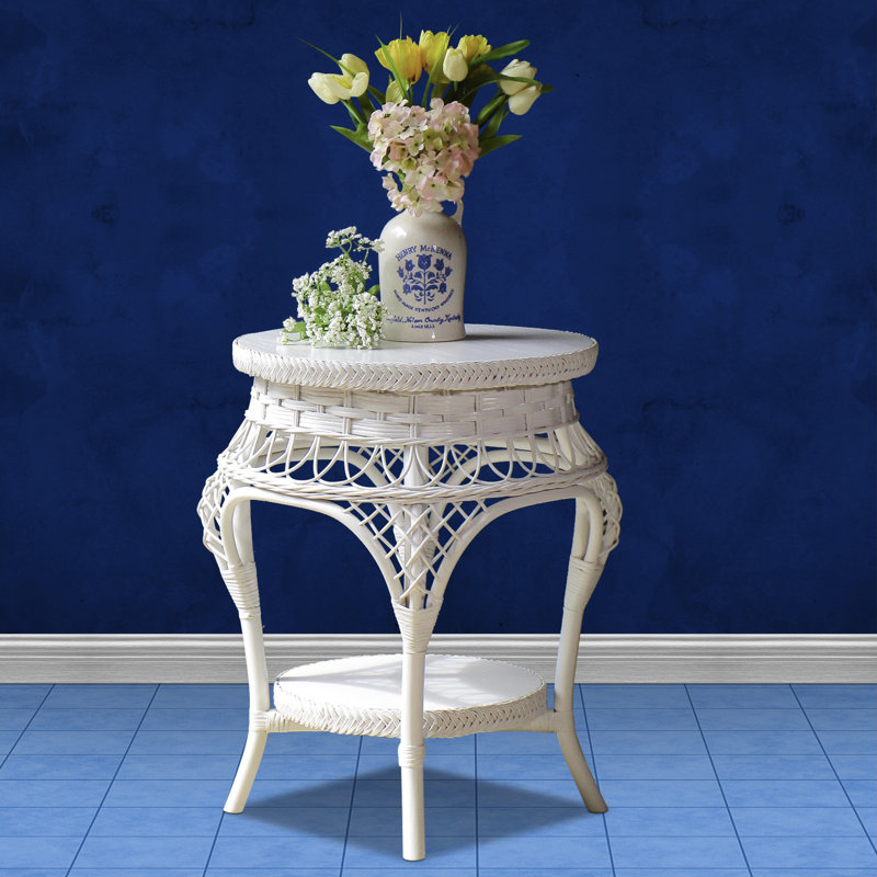 Roseman End Table, White