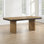 Gillyan Roatan 80-96" Extendable Dining Table With Self-Storing Leaf