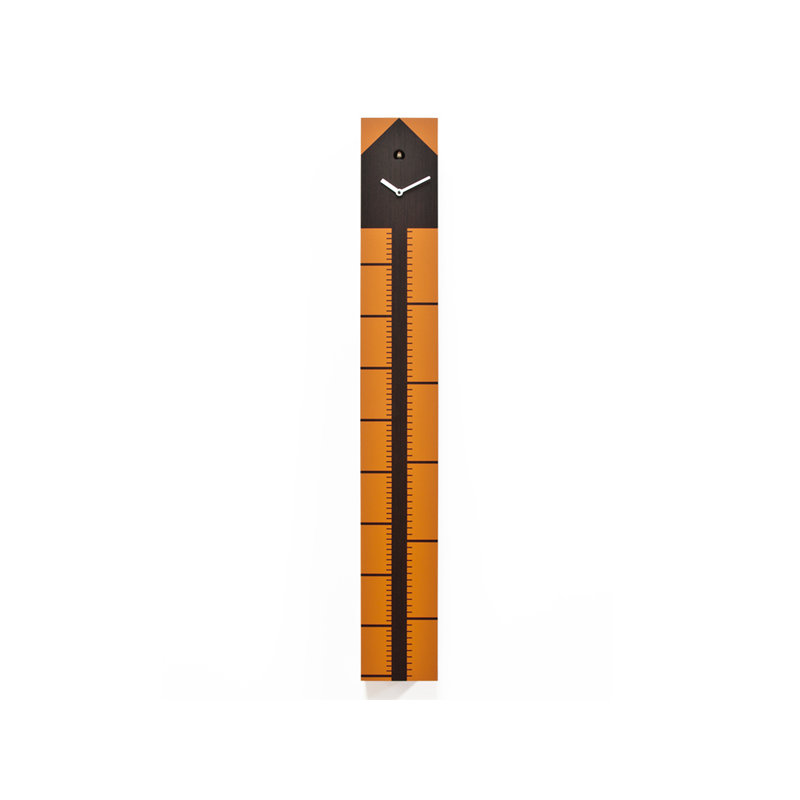 Étienne Wood Wall Clock, Tan