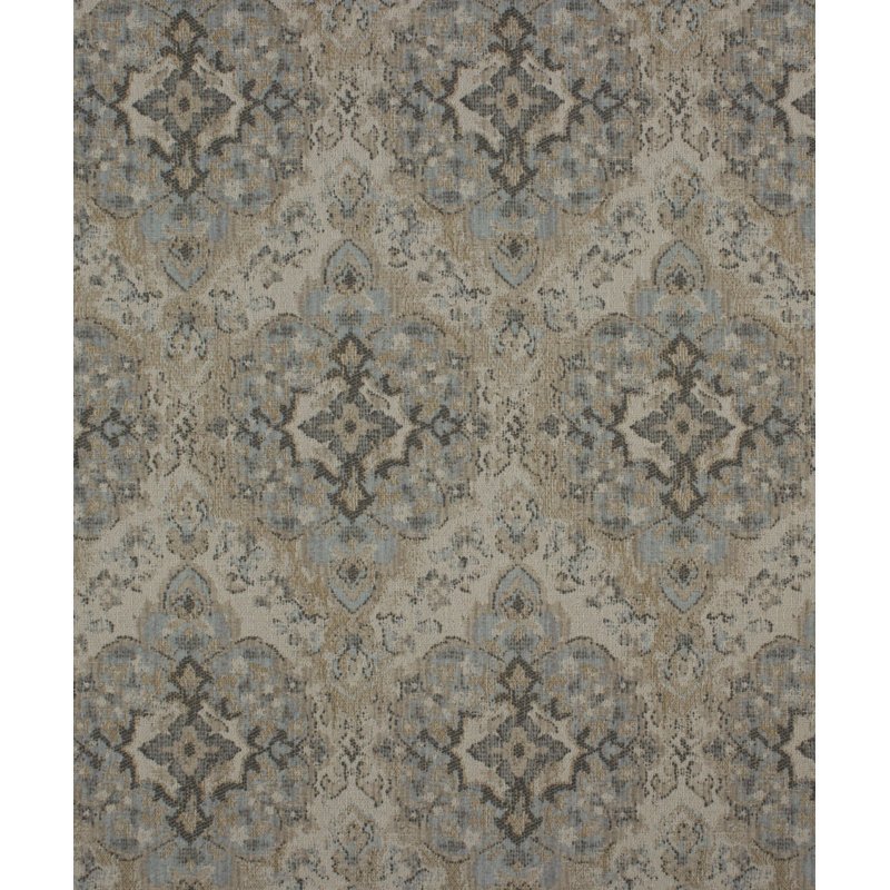 Barbados Fabric, Gray/Black