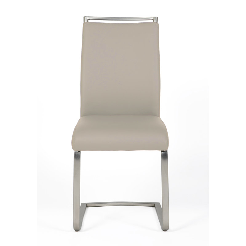 Sigrid 49cm H Upholstered Cantilever Chair, Taupe