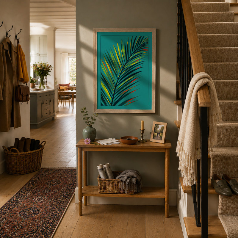 Palm Frond Study Botanical - Print, Oak, A3 - 42.0 x 29.7 cm
