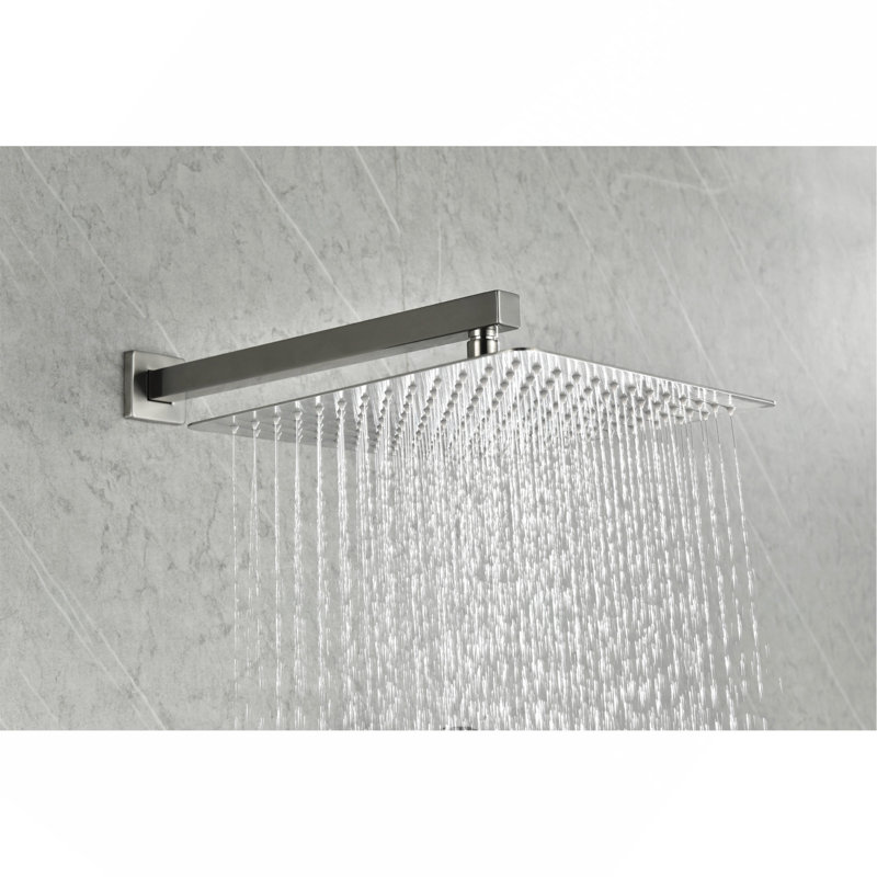 Pomme de douche murale 12 po, Brushed Nickel