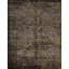Silk Area Rug in Charcoal/Gold