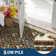 Machine Washable Area Rugs Floral Print Accent Carpet with Non-Slip Backing, Stain-Resistant Farmhouse Floor Cover, Soft Low Pile Indoor Mat for Bedroom, Kitchen, Office