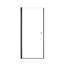 Porte de douche pivotante sans cadre l 30 po x H 72 po avec verre trempé de 1 po d'épaisseur (6 mm)-129602249
