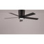 Ventilateur de plafond d'intérieur à DEL 44 po Bourton - Noir mat-1860647124