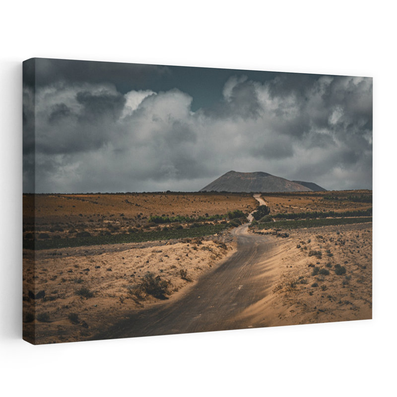 Contemporary Art Dramatic Contemporary Landscape Mountain Wall Art by Michael Bangiev - Wrapped Canvas Print