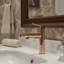 Robinet pour salle de bain à poignée simple deux-en-un Fountain and Flow-120650299