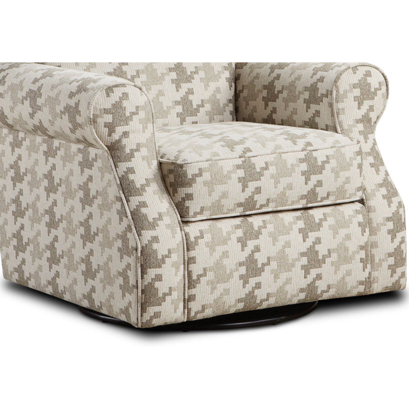 Fauteuil pivotant rembourré Lakeland