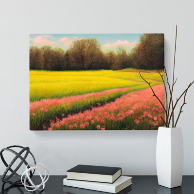 Spring Landscape Meadow Vol.2 - Wrapped Canvas