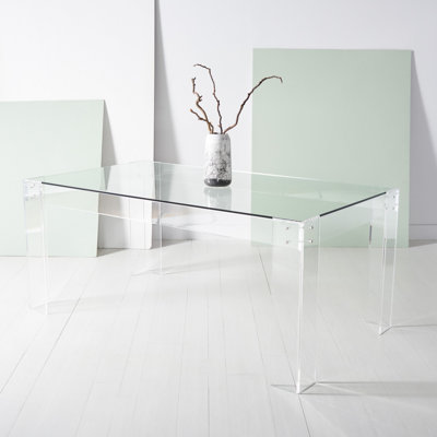 Anyeli Glass Top Dining Table