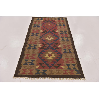 Lorain One-of-a-Kind 3'2" X 6'4" New Age Wool Area Rug in