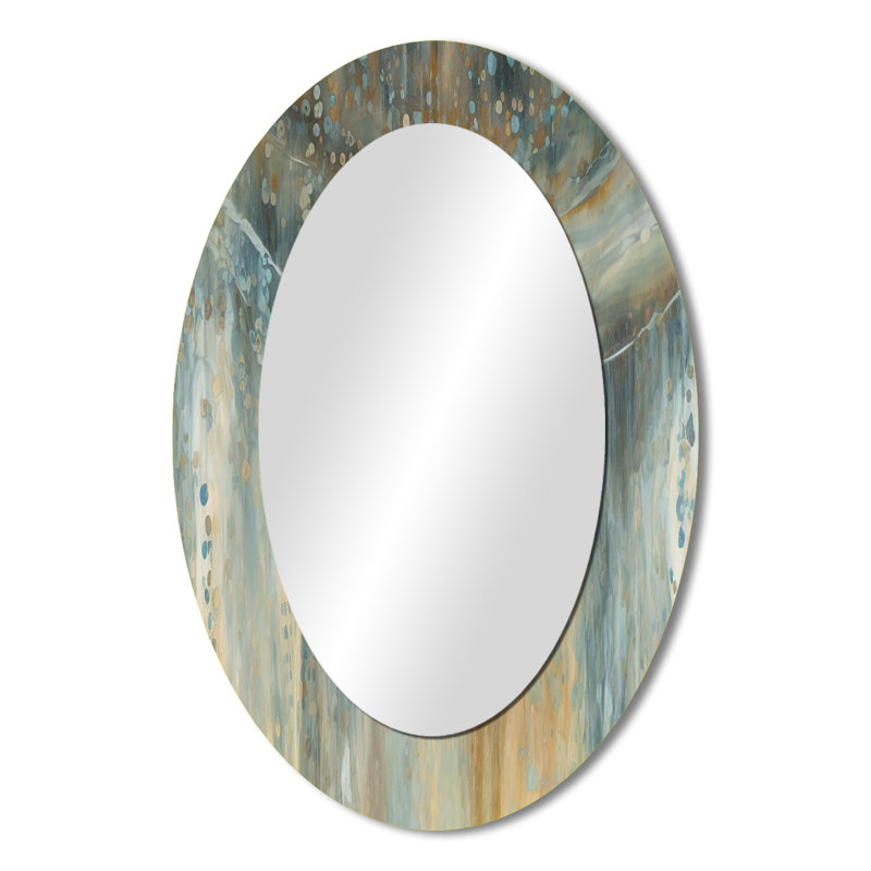Miroir mural gris, 36 po x 24 po