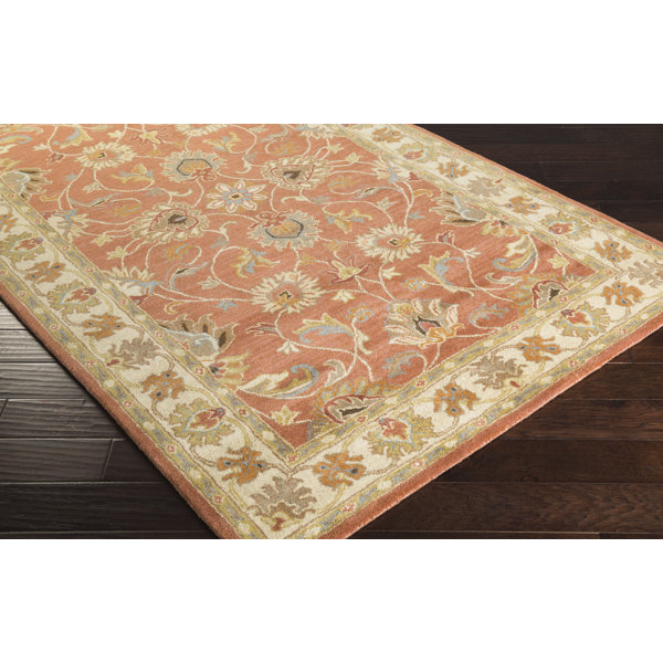 Birch Lane™ Arden Handmade Wool Orange Rug & Reviews 