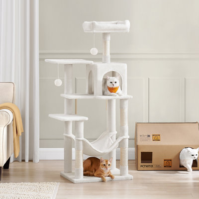 Maison pour chat à plusieurs niveaux