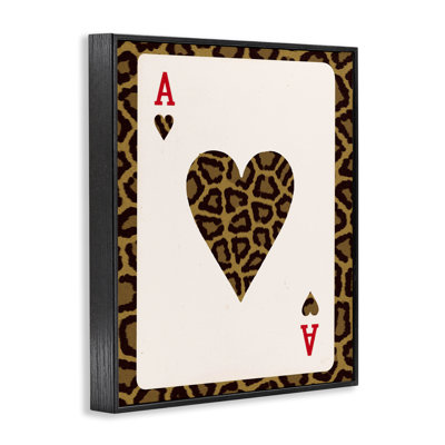 «Ace of Hearts Leopard», estampe numérique de Lil 'Rue