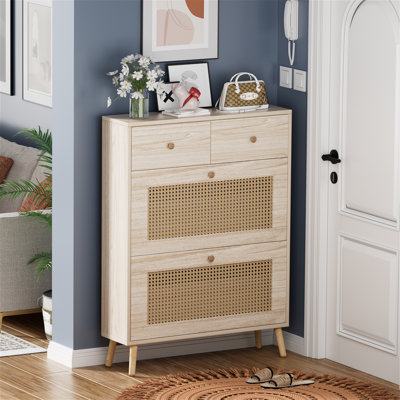 16 Pair Shoe Storage Cabinet