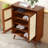 Japanese style dust-proof storage shoe cabinet