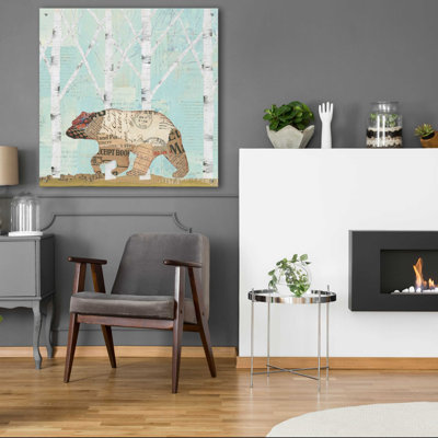 «In the Forest II» par Courtney Prahl, art mural en verre acrylique
