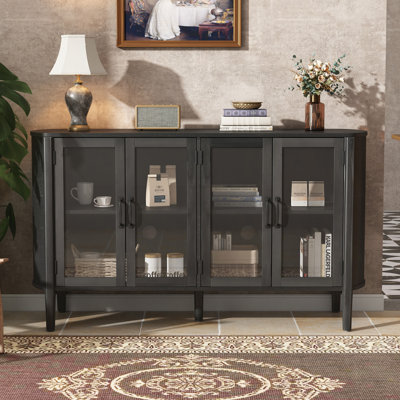 Storage Cabinet In The Entrance To The Living And Dining Room, Large Size, 34 Doors, Stylish Style