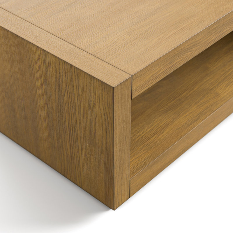 Ulyen 48" Wooden Coffee Table, Brown