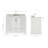 43'' Single Bathroom Vanity with Carrara Marble Top-93359350