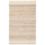 Naturals Tobago Jute / Sisal Striped Area Rug in Ivory/Natural
