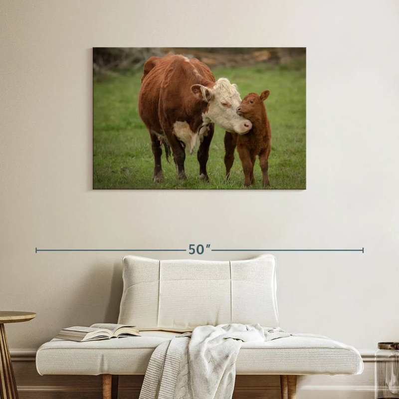 Brampt Motherly Cow, 26" H x 39" W