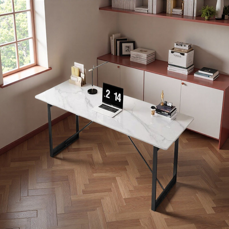 Bureau d'écriture Modern Light, H 29,52 po x l 55,11 po x P 31,49 po, Noir