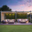 Pergola en aluminium avec auvent Aoodor-97922609-86865223