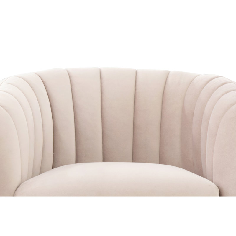 Metro Barrel Chair, Rosa Pink 