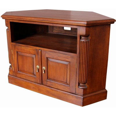 Gillian Mahogany Corner Tv Unit