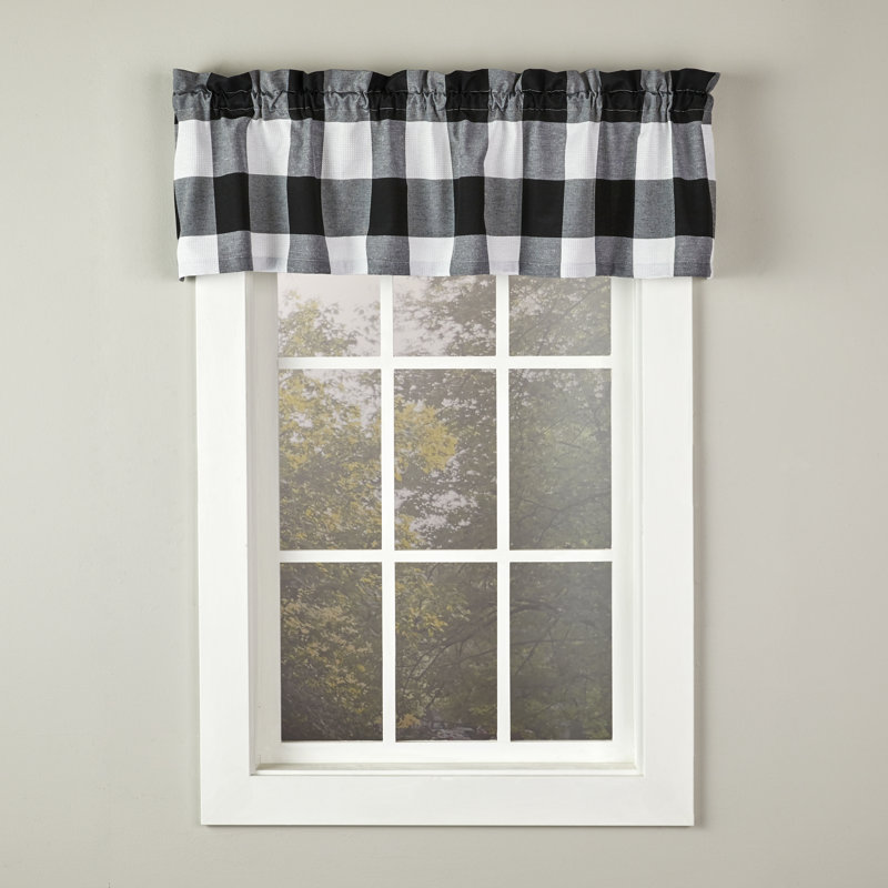 Northridge Plaid Tailored Window Valance