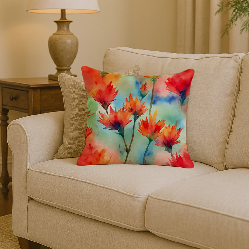 Coussin décoratif Wyoming, Carré 14 po