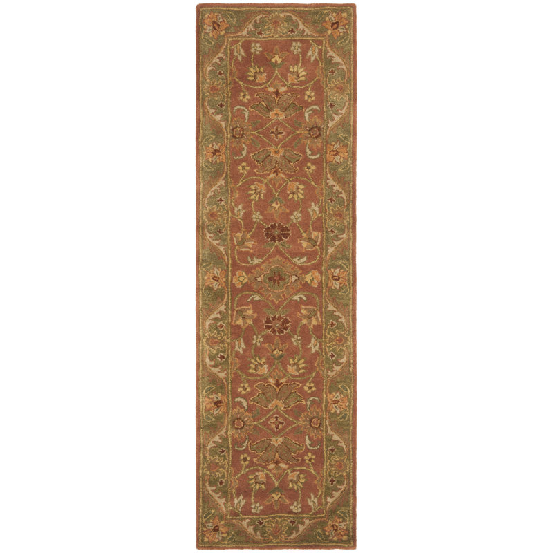 Santoyo Hand Tufted Wool Oriental Rug, Runner 2'3" x 10'
