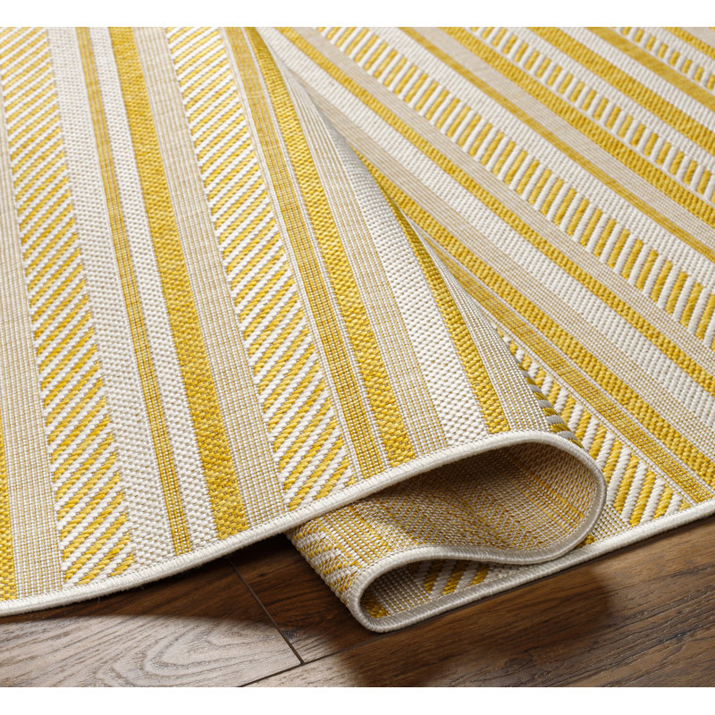 Ranota Indoor & Outdoor Boho Saffron Rug, Round 160 cm