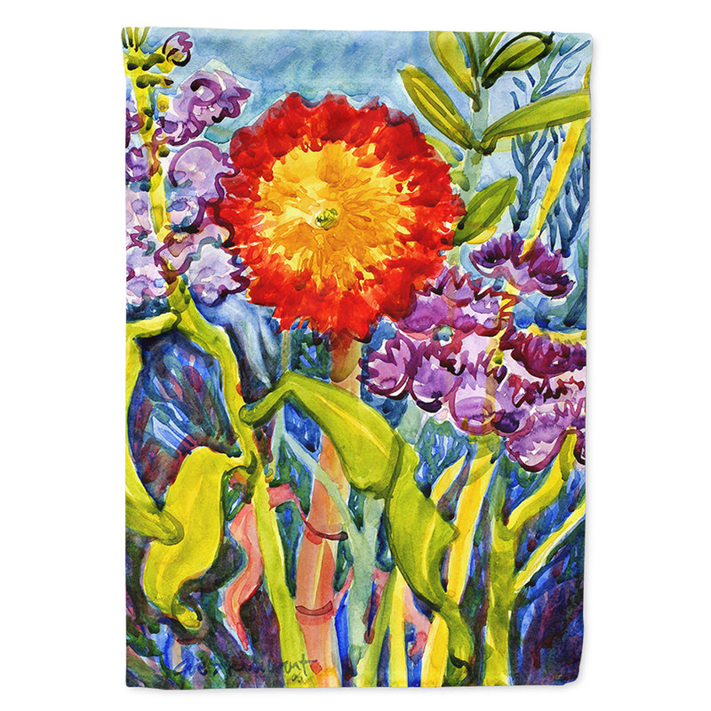 Mélange de polyester 2 côtés 40 x 28 po tournesol drapeau maison