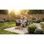 192cm Wide Straight Steel Patio Sofa-1229495339
