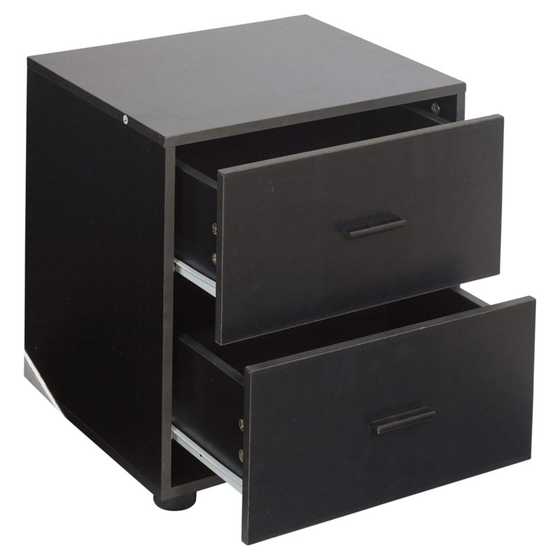 Imojene 40cm W Manufactured Wood Bedside Table