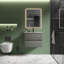 Meuble-lavabo simple 24 po avec comptoir en céramique avec trop-plein Kersha, pré-assemblé-838290720-808778444-833645115