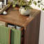 Meuble d'appoint en bois fabriqué vert de style moderne du milieu du siècle-1650088531