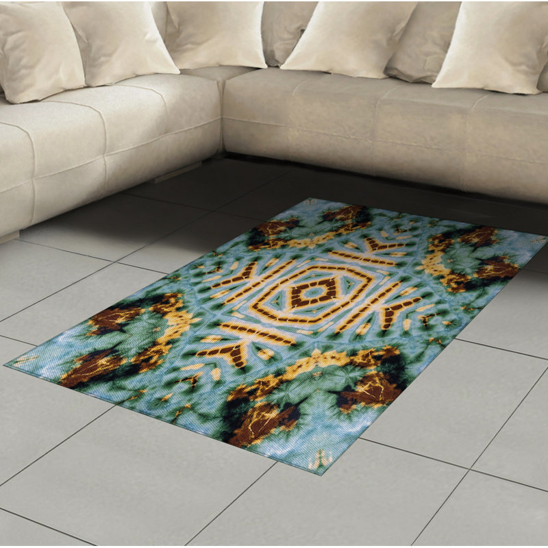 Tapis décoratif Hippie, Rectangle— 4 pi x 5 pi 8 po