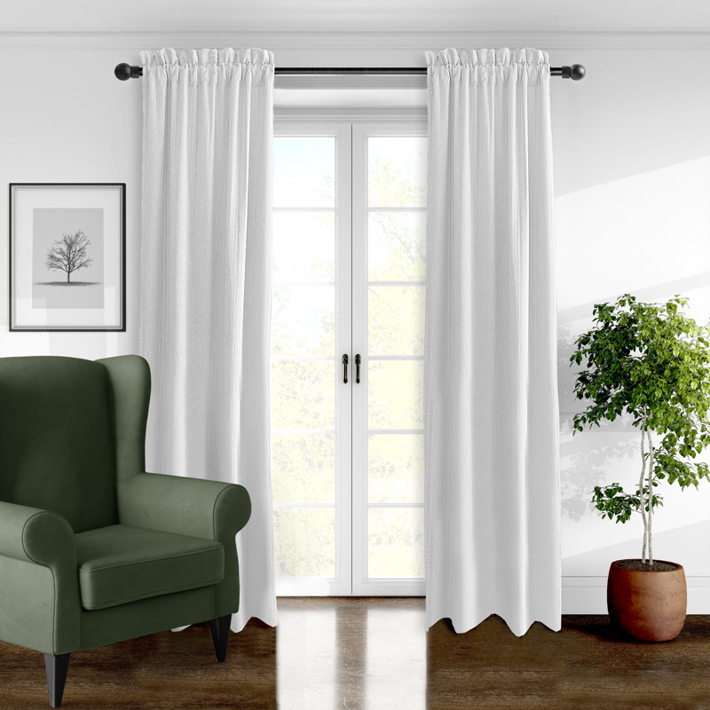 Payton, White, 50" W x 96" L